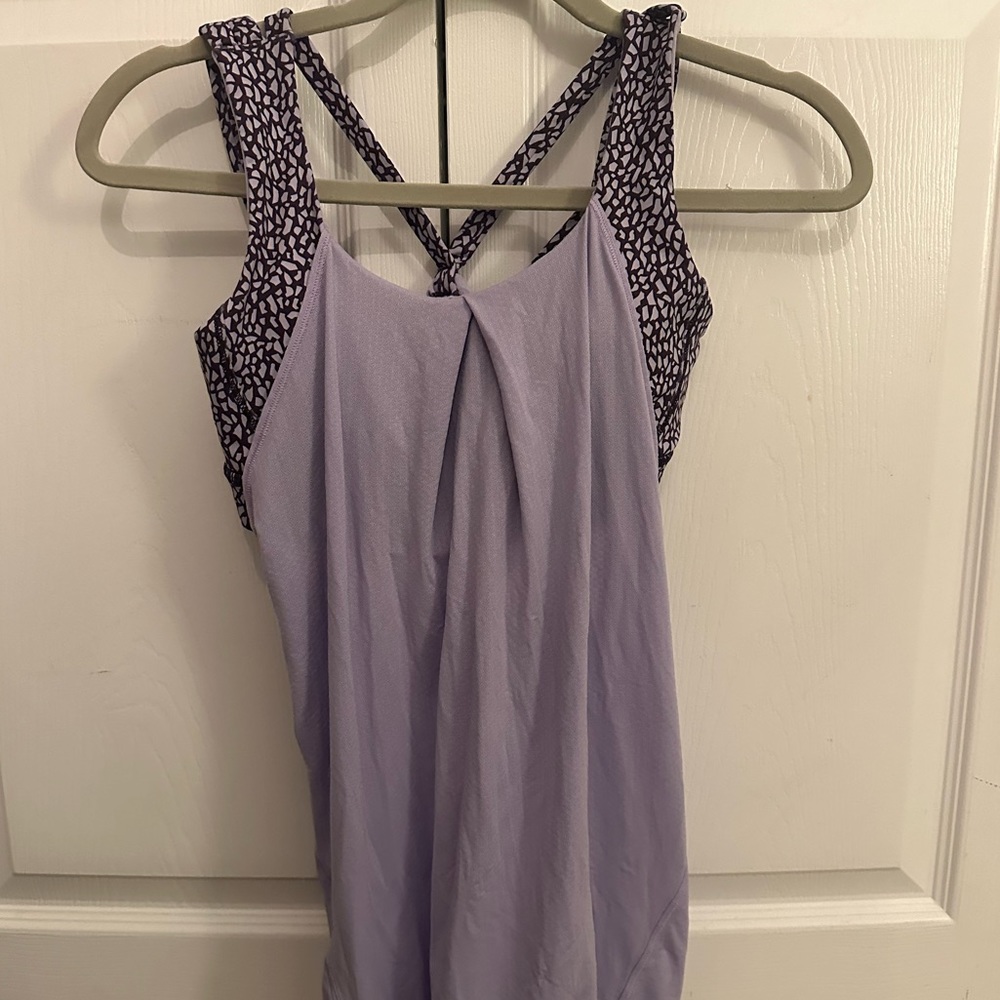 purple lululemon tank top